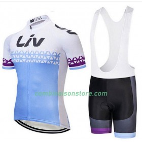 Combinaison Cycliste + Cuissard à Bretelles 2018 CCC Liv Femme N002